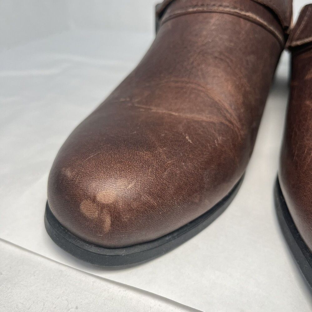 Ariat Sport Mules Brown Leather Slip On Shoes Heels Comfort Women 9.5 - Picture 3 of 9